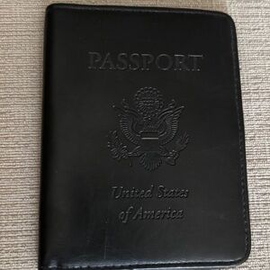 New Black Unisex Wallet/Passport Holder